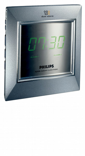 Philips AJ3230/79 Часы Cеребряный радиоприемник