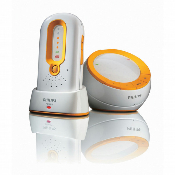 Philips SCD488/84 DECT babyphone 120канала Оранжевый, Белый радио-няня