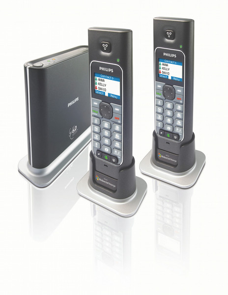 Philips VOIP4332B/37 Беспроводная телефонная трубка Серый, Cеребряный IP-телефон