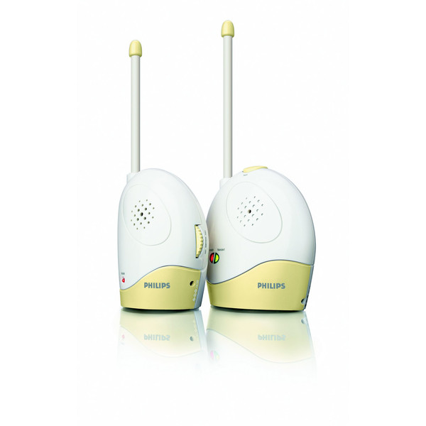 Philips SCD361/05 Analog babyphone 2канала Белый, Желтый радио-няня