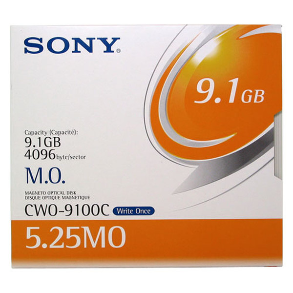 Sony 9.1GB Magneto Optical 9100MB 5.25Zoll Magnet Optical Disk