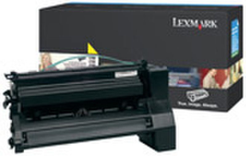 Lexmark C780H2YG 10000pages Yellow laser toner & cartridge