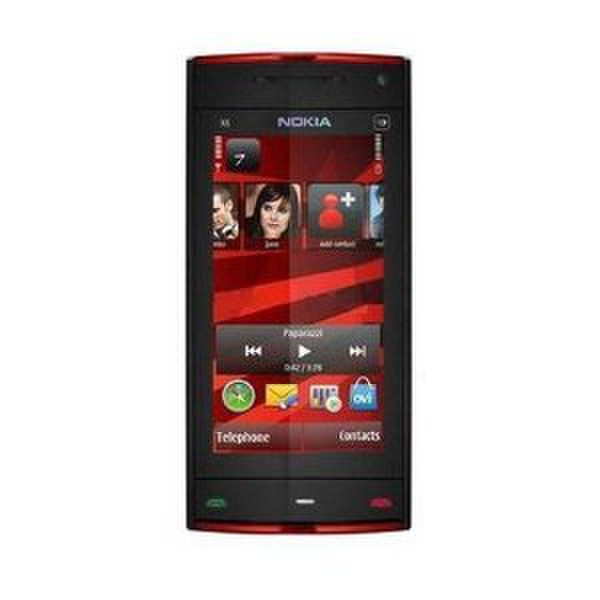 Nokia X6 Schwarz, Rot