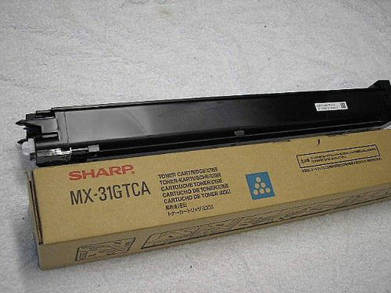 Sharp MX-31GTCA Тонер 15000страниц Бирюзовый тонер и картридж для лазерного принтера