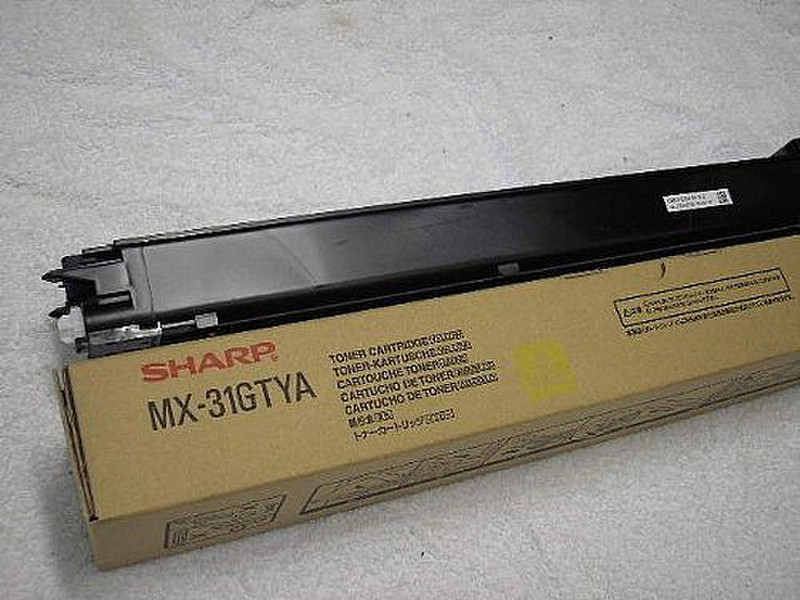 Sharp MX-31GTYA Toner 15000pages Yellow laser toner & cartridge