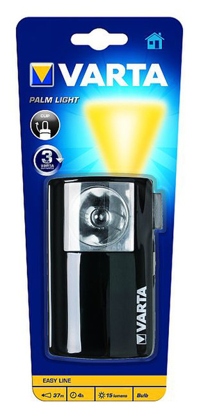 Varta Palm Light 3R12 Universal flashlight Черный