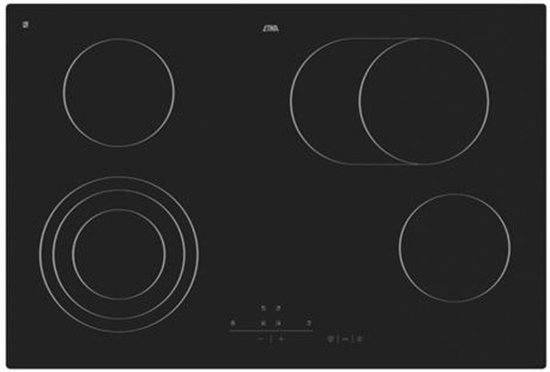 ETNA A280ZT Eingebaut Ceramic hob Schwarz Kochfeld