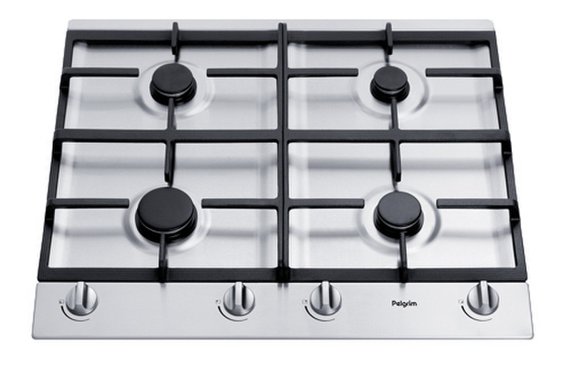 Pelgrim GK635RVS built-in Gas Stainless steel hob