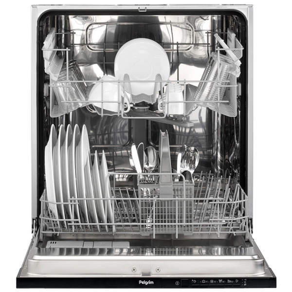 Pelgrim GVW537 Fully built-in 12place settings A dishwasher