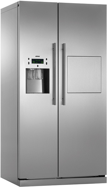 ATAG KA2111DQ freestanding A+ Stainless steel side-by-side refrigerator