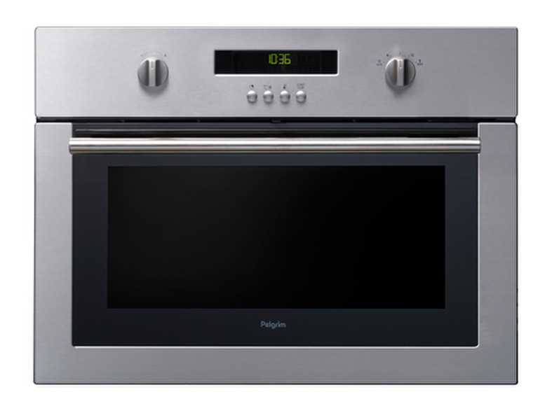 Pelgrim MAG546RVS Built-in 40L 1000W Black,Stainless steel microwave