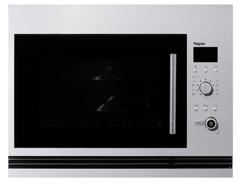 Pelgrim MAG675RVS Built-in 37L 900W Black,Stainless steel microwave