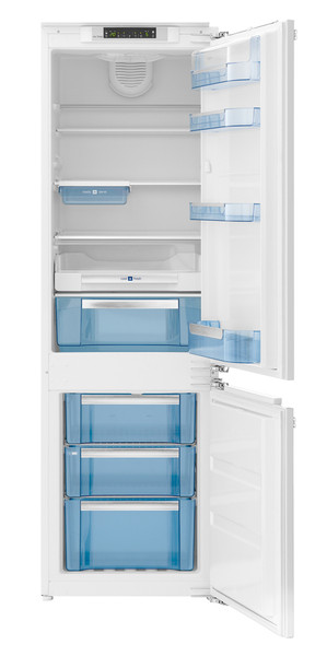 Pelgrim PKD7178N Встроенный 200л 62л A+ Белый холодильник с морозильной камерой
