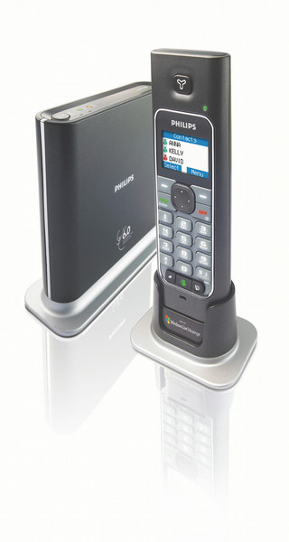 Philips VOIP4331B/37 Беспроводная телефонная трубка Серый, Cеребряный IP-телефон