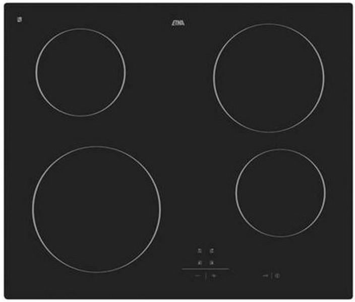 ETNA T267ZT Eingebaut Ceramic hob Schwarz Kochfeld