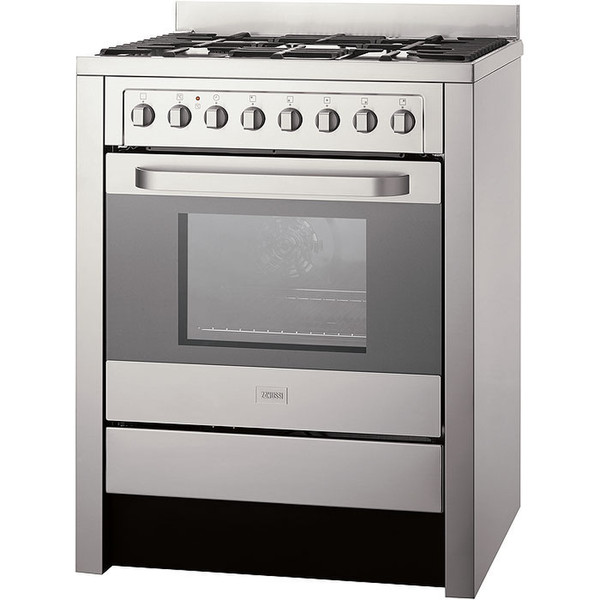 Zanussi ZCM 760 DCX Freestanding Gas hob A Stainless steel