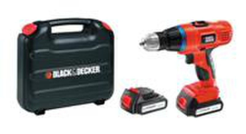 Black & Decker EPL148KB Дрель с рукояткой пистолетного типа Литий-ионная (Li-Ion) аккумуляторная комби-дрель