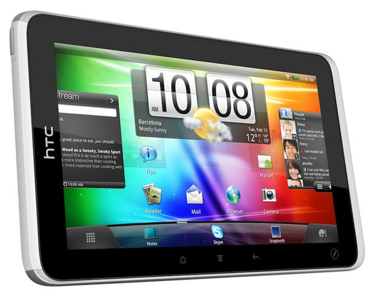 HTC Flyer 16GB Black,Silver tablet