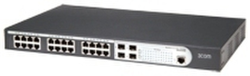 3com Baseline Switch 2924-PWR Plus Managed Power over Ethernet (PoE)