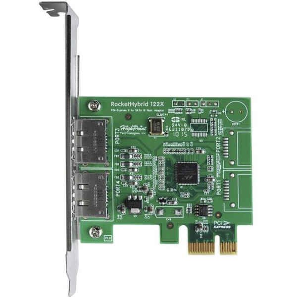 Highpoint RocketHybrid 1222 Eingebaut eSATA Schnittstellenkarte/Adapter