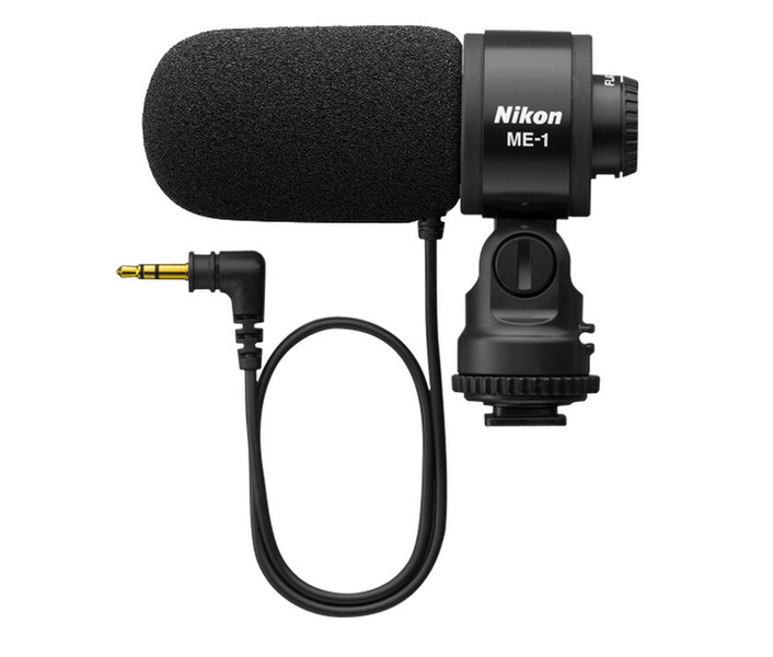 Nikon ME-1 Digital camera microphone Verkabelt Schwarz