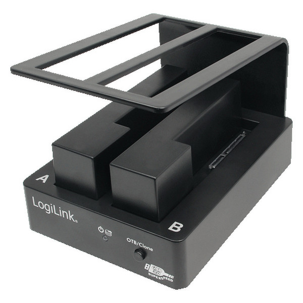 LogiLink QP0010 Черный док-станция для ноутбука