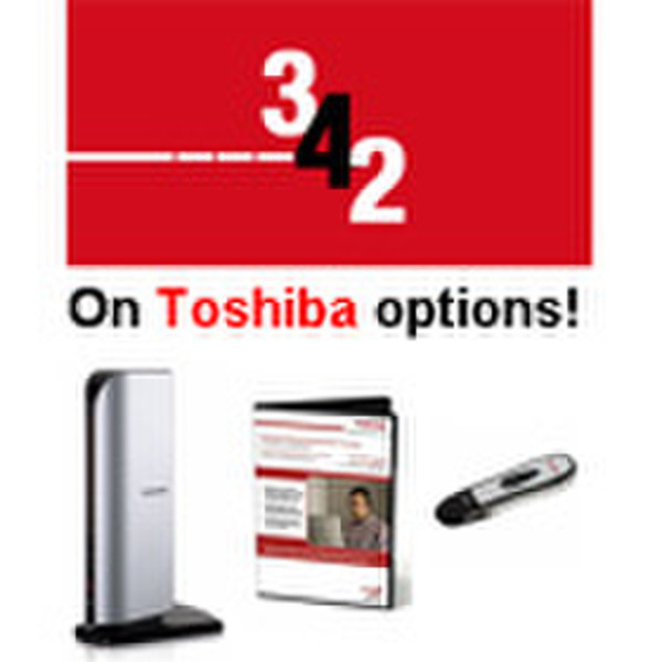 Toshiba 3-for-2 USB Bundle & Warranty Pack - buy two options and get the third one free
