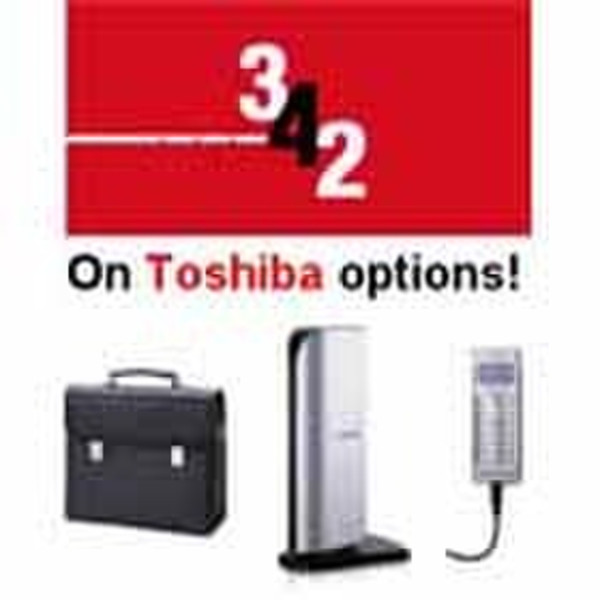 Toshiba 3-4-2 Executive Quicklink Pack - buy two options and get the third one free