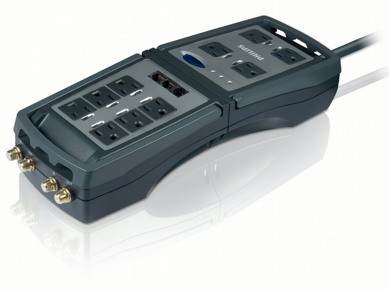 Philips SPP4304WA Expandable 14 outlets Surge protector