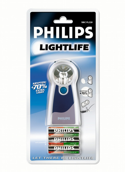 Philips LightLife Flashlight SBCFL220/01B