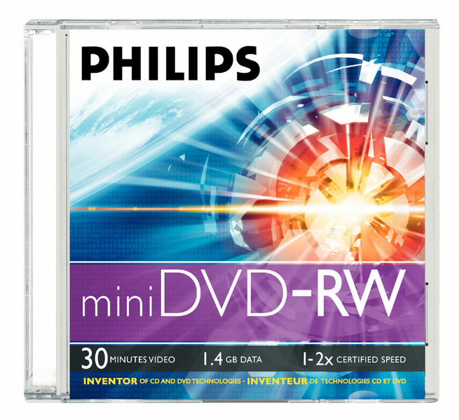 Philips DN1S2S05F/17 1.4ГБ DVD-RW 1шт чистый DVD