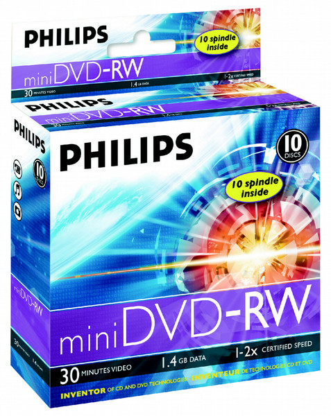 Philips DN1S2B10F 1.4GB / 30min 2x DVD-RW