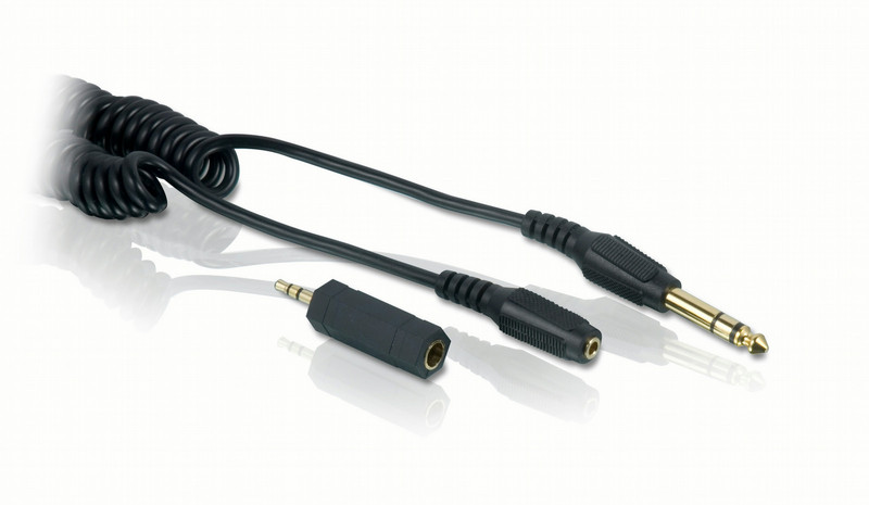 Philips SWA2155 3.5 mm(M) - 3.5 mm(F) Coiled Headphone extension cable