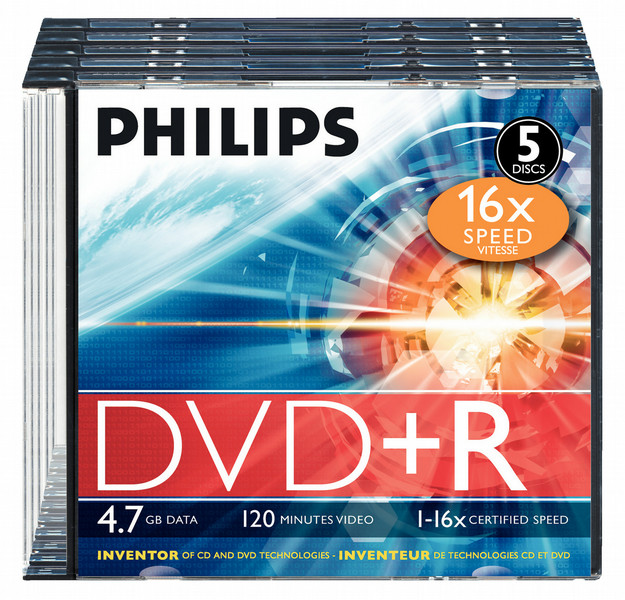 Philips DR4S6S05F 4.7GB / 120min 16x DVD+R