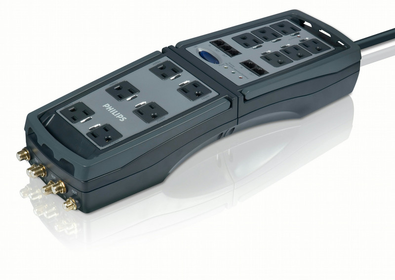 Philips SPP4301WA Expandable 16 outlets Surge protector