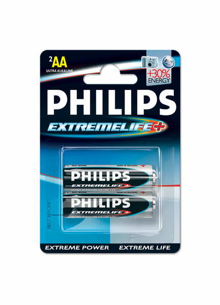 Philips ExtremeLife Батарея LR6-P2/12B