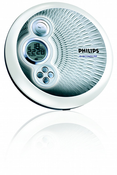 Philips AX2411/17 Portable CD player Cеребряный CD-плеер