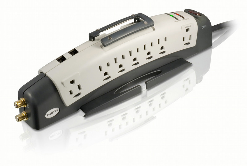 Philips SPP1182WA Slimline 7 outlets Surge protector