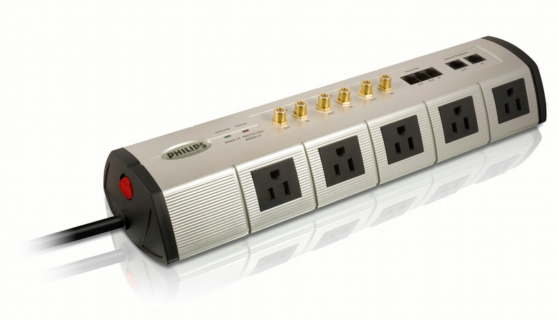 Philips SPP4158WA Home theater 10 outlets Surge protector