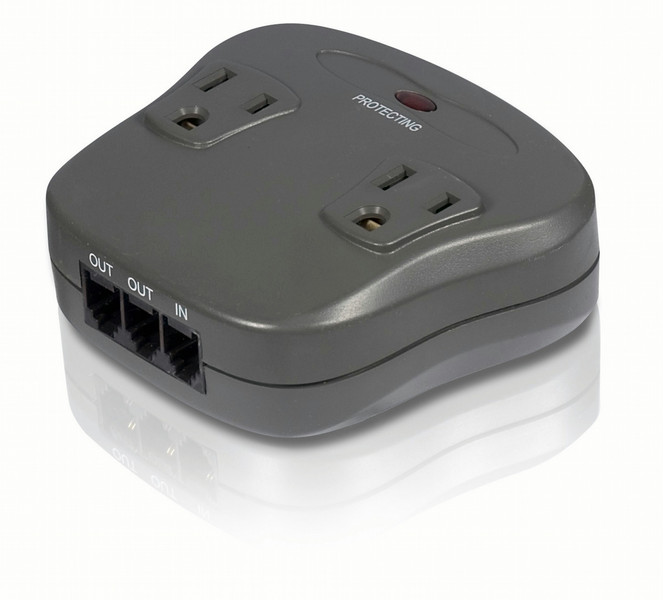 Philips SPP2156WA Wall tap 2 outlets Surge protector