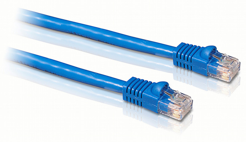 Philips SWN1106/27 0.9м Cat5e U/UTP (UTP) Синий сетевой кабель