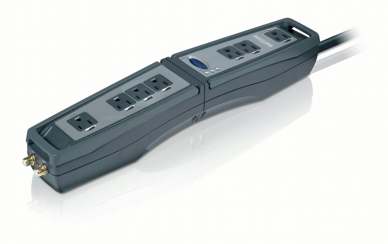 Philips SPP4307WA Expandable 9 outlets Surge protector