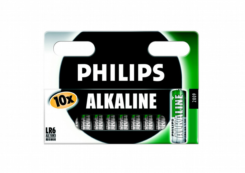 Philips LR6-P10/00M Щелочной 1.5В батарейки