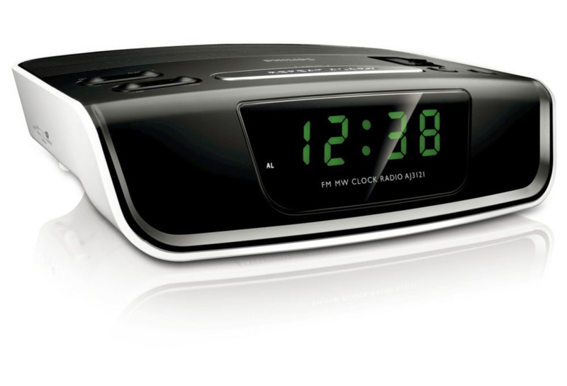 Philips AJ3121 Clock Radio Часы Цифровой Черный радиоприемник