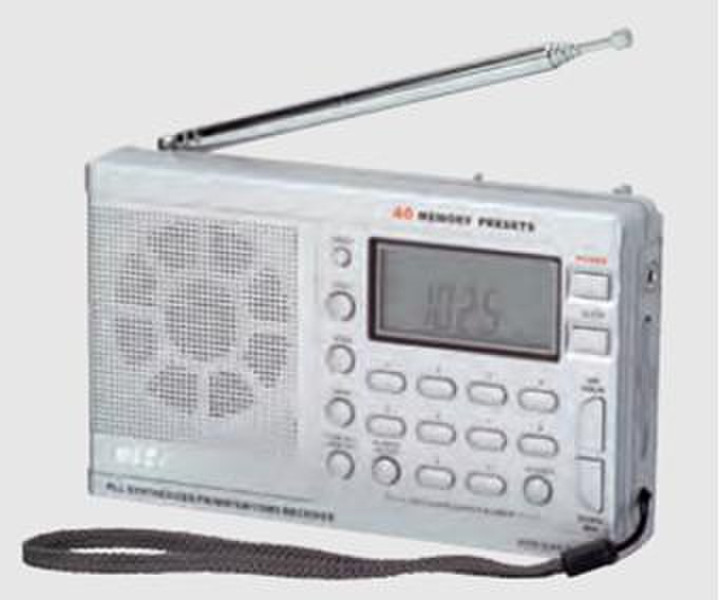 elta GmbH 3562N Tragbar Digital Silber Radio