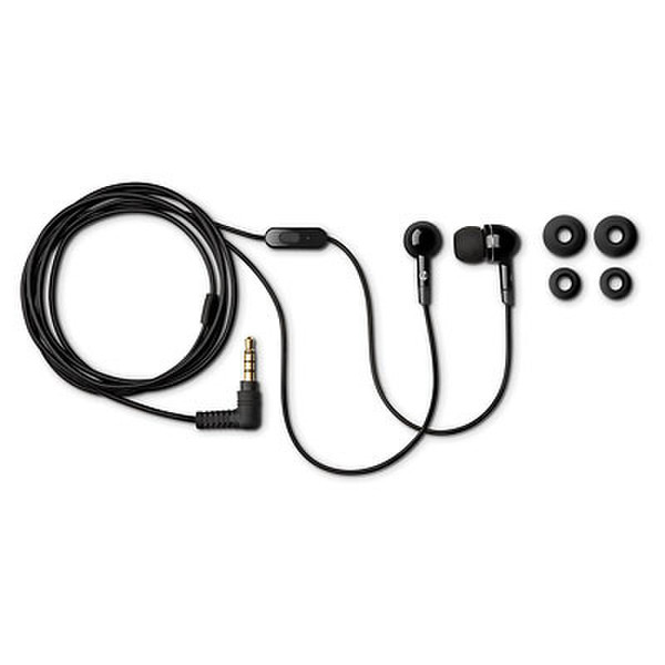 HP In-ear Stereo Headset Binaural In-ear Black headset
