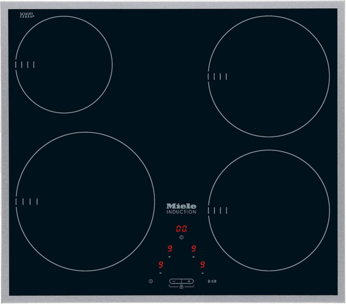Miele KM 6112 built-in Induction Black