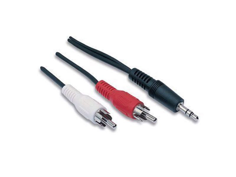 Adj 11.99.4341 1.5м 3.5mm 2 x RCA Черный, Красный, Белый аудио кабель