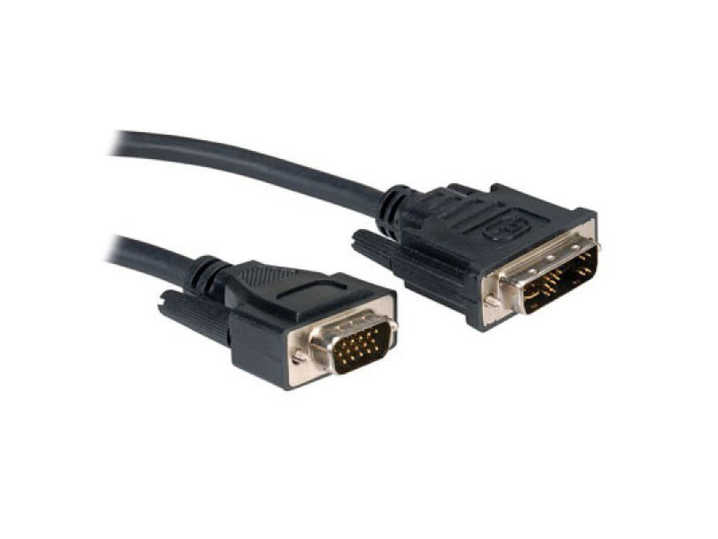 Adj 11.99.5420 2м VGA (D-Sub) Черный адаптер для видео кабеля