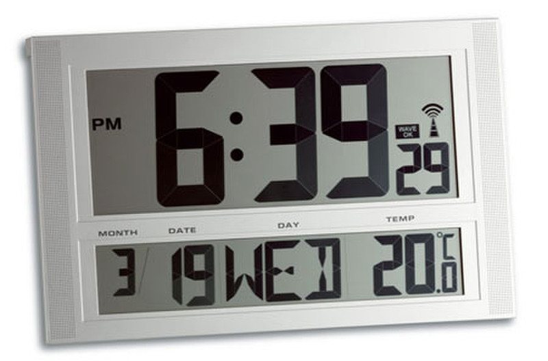 TFA 98.1090 Silver wall clock
